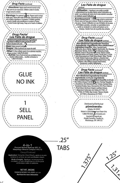 Image Of Label (4 In 1  Pressed Mineral Spf 15 Deep)